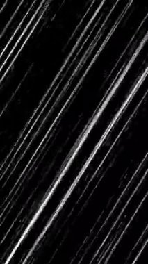 Siyah arkaplan döngüsü animasyonunda dikey beyaz anime hız çizgileri.