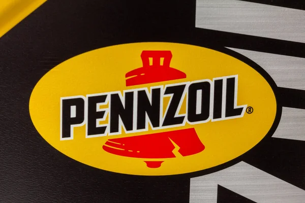 Stillwater Usa October 2022 Penzoil Synthetic Motor Oil Container Trademark — 图库照片