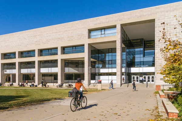 Ames Eua Novembro 2022 Indivíduos Não Identificados Parks Library Campus — Fotografia de Stock