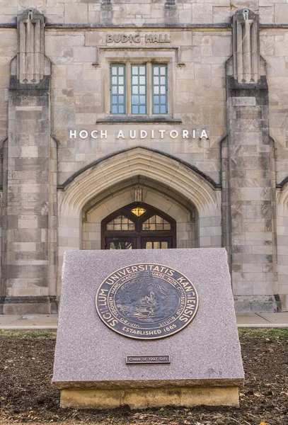 Lawrence Estados Unidos Noviembre 2022 Budig Hall Hoch Auditorium Campus — Foto de Stock