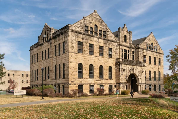 MANHATTEN, KS, USA - NOVEMBER 3, 2022: Dickens Hall on the campus of Kansas State University.
