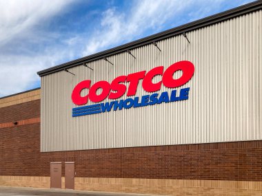 St. Paul, MN, ABD - 6 Şubat 2023: Costco toptan satış perakende ve ticari marka logosu.