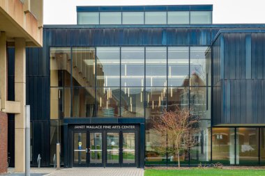 St. Paul, MN, ABD - 6 Mayıs 2023 Macalester Üniversitesi Janet Wallace Güzel Sanatlar Merkezi.