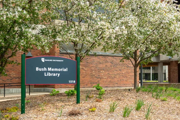 Paul Usa Mai 2023 Bush Memorial Library Der Hamline University — Stockfoto