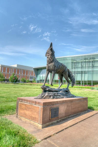 Vermillion Usa June 2023 Legacy Sculpture Campus University South Dakota — Stock Photo, Image