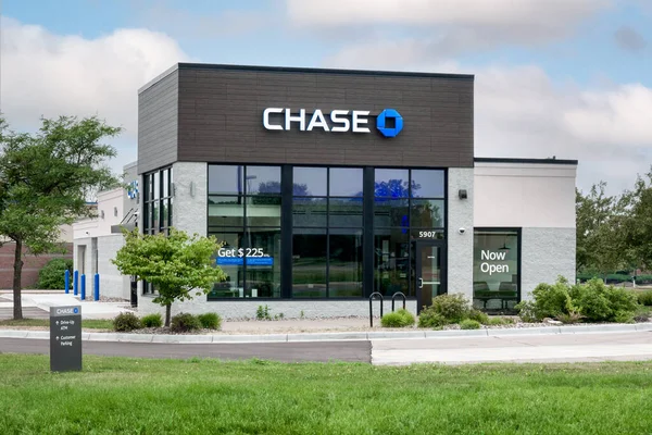 Stillwater Abd Temmuz 2023 Chase Bank Dış Ticari Marka Logosu — Stok fotoğraf