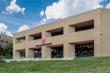 LINCOLN, NE, ABD - 22 Haziran 2023: Nebraska Üniversitesi kampüsünde Doğu Birliği.