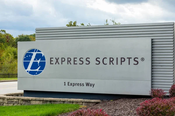 Louis Usa October 2023 Express Scripts Corporate Headquarters Exterior Trademark — Stock Photo, Image