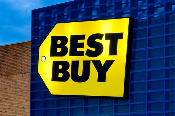 Woodbury Usa December Ember 2023 Best Buy Retail Store Trademark 免版税图库照片
