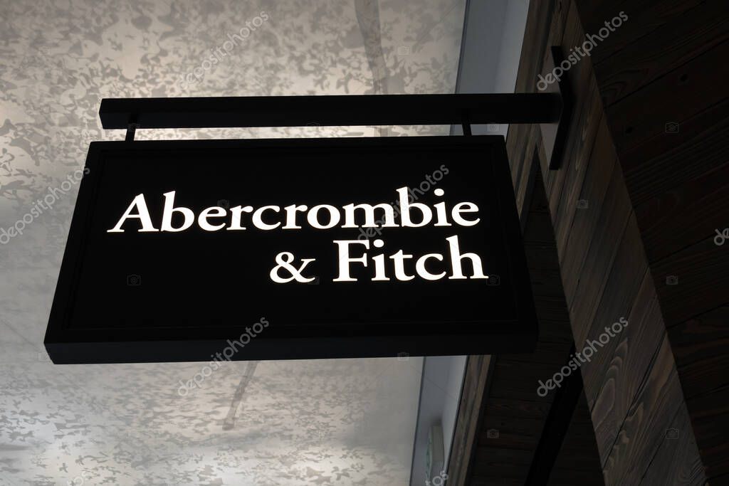 BLOOMINGTON, MN, USA - DECEMBER 12, 2023: Abercrombie and Fitch retail store at the Mall of America shopping mall.