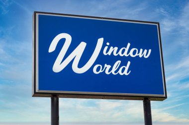 Aziz Paul, MN, ABD - 25 Mayıs 2024: Pencere Dünyası dış tabela ve ticari marka logosu.
