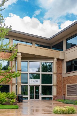 BOULDER, CO, ABD - 12 Mayıs 2024: Boulder 'daki Colorado Üniversitesi' nde LASP Uzay Bilimleri Binası.