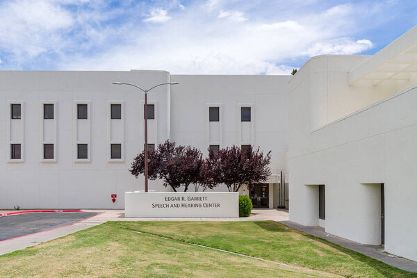 ЛАС-КРУКС, штат Нью-Мексико, США - 16 января 2024 года: Центр речи и слухов при Университете штата Нью-Мексико.