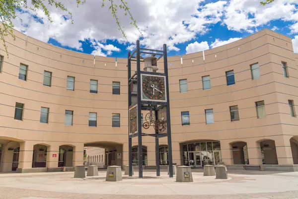 stock image LAS CRUCES, NM, USA - MAY 16, 2024:Ed and Harold Foreman Engineering Complex at New Mexico State University.