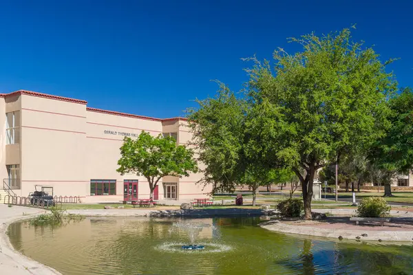 stock image LAS CRUCES, NM, USA - MAY 16, 2024 :Gerald Thomas Hall at New Mexico State University.