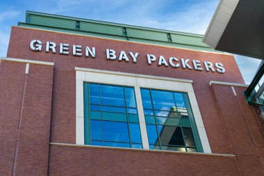 GREEN BAY, WI, ABD, 23 Eylül 2024: Green Bay Packers 'ın evi Lambeau Field' ın dış görünümü.
