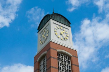 ALLENDALE, MI, ABD, 20 EYLÜL 2024: Grand Valley Eyalet Üniversitesi kampüsündeki Carillon Kulesi.