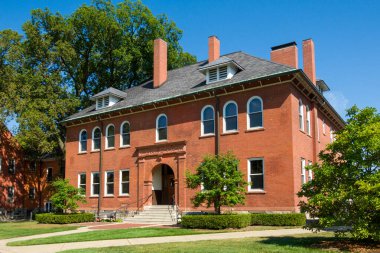 Doğu LANSING, MI, ABD, SEPTEMBER 19, 2024: Michigan Eyalet Üniversitesi kampüsündeki Chittenden Hall Labratory Row.