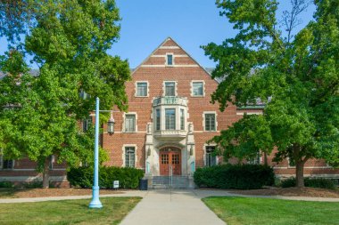 Doğu LANSING, MI, ABD, 19 Eylül 2024: Michigan Eyalet Üniversitesi kampüsündeki Phillips Hall.
