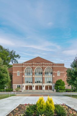 Doğu LANSING, MI, ABD, 19 Eylül 2024: Michigan Eyalet Üniversitesi kampüsündeki Phillips Hall.