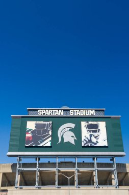 Doğu LANSING, MI, ABD, 19 Eylül 2024: Michigan Eyalet Üniversitesi Kampüsü Sparta Stadyumu.