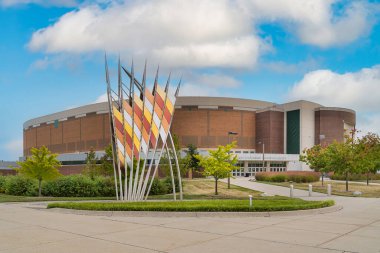 EAST LANSING, MI, ABD, EPTEMBER 20 EYLÜL 2024: Jack Breslin Öğrenci Merkezi Michigan Eyalet Üniversitesi kampüsünde.