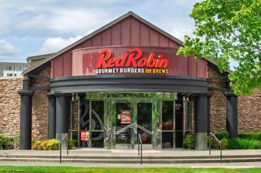 REDMOND, WA, ABD, 26 Mayıs 2025: Kırmızı Robin dış ve ticari marka logosu.