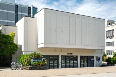 Vancouver, BC, CA, 27 Mayıs 2025: British Columbia Üniversitesi kampüsündeki Hebb Binası.