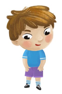 Çizgi filmdeki çocuk çocuk soyunuyor ya da çocukluk resimlerini çiziyor.