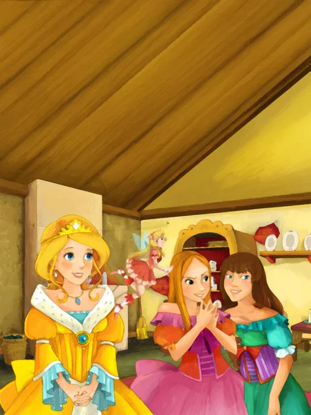 Pintar Princesas da Disney Desenhos animados Video infantil Para meninas  crianças Colorir desenhos 