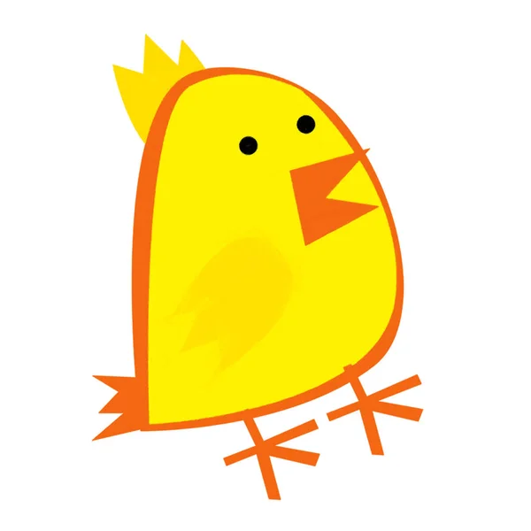 Adegan Kartun Dengan Gambar Ayam Ayam Jantan Yang Bahagia Untuk — Stok Foto