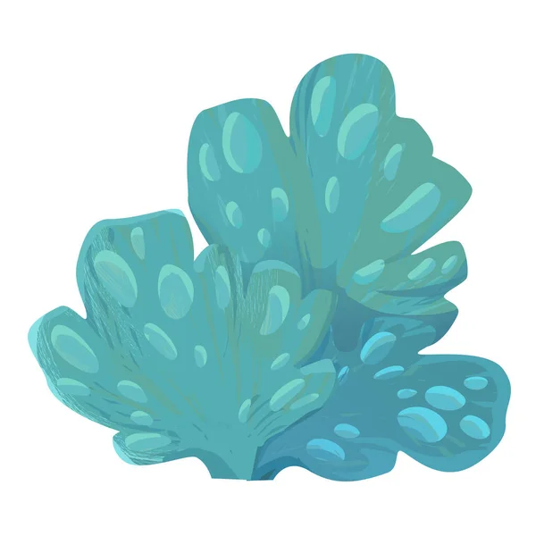 Scena Del Fumetto Con Barriera Corallina Elemento Isolato Illustrazione Bambini — Foto Stock