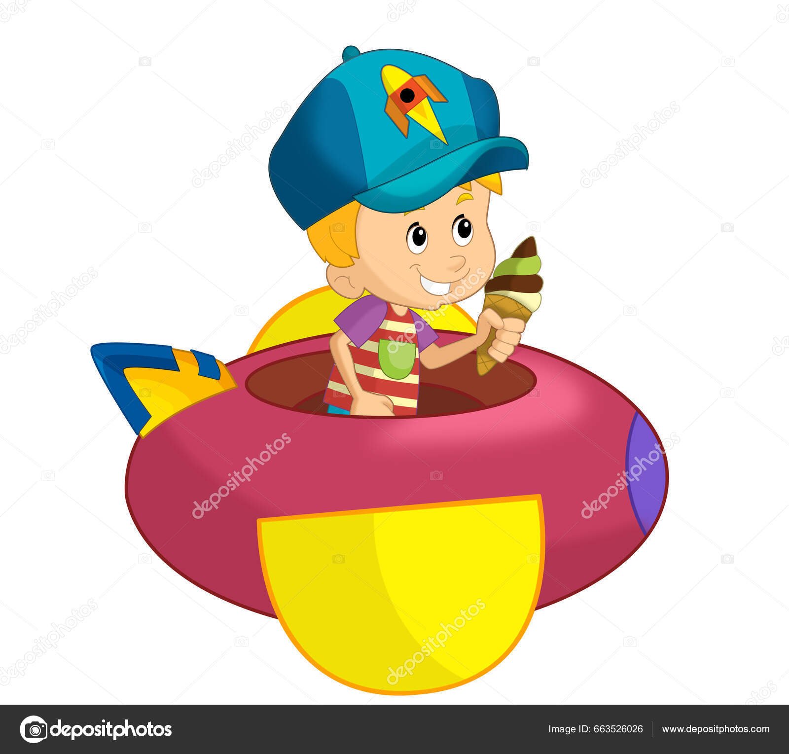 Funfair अलग — स्टॉक फ़ोटो © illustrator_hft #663526026