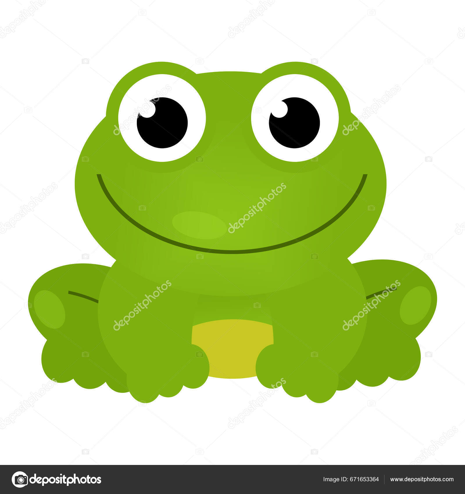 Sapo Ranas Bebes Sapo Rana Animal Dibujos Animados Sobre Fondo Blanco  Ilustración, image size:1600x1700