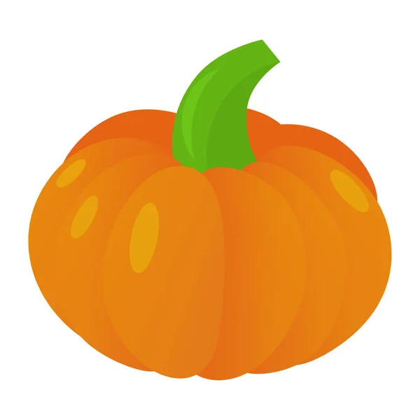 Cartoon Scene Pumpkin Vegetable Isolated White Background Illustration Kids — Stock Photo, Image