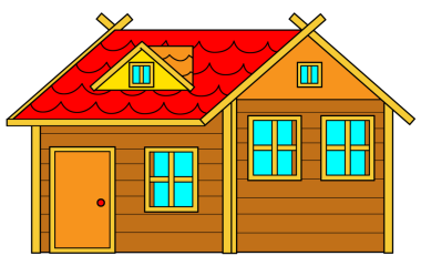 Çiftlik ahırı boyama sayfalı karikatür sahnesi çocuklar için izole edilmiş arkaplan çizimi