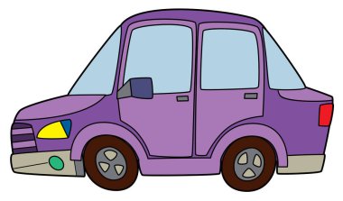 Boyama sayfası polis arabası boyama sayfası çocuklar için izole illüstrasyon