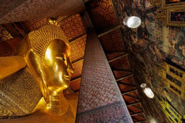 Bangkok 'tan Buda' ya uzanan Wat pho