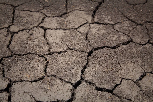 Cracked Dirt Clay Closeup Textured Background Global Warming Climate Concept — Stock Photo, Image