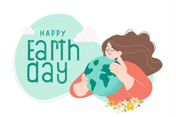 Día Internacional Madre Tierra Ecología Problemas Ambientales Protección Ambiental Ilustración — Archivo Imágenes Vectoriales