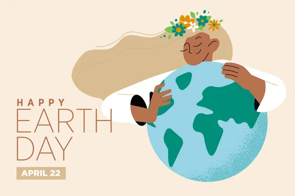 Διεθνής Ημέρα Μητέρας Γης Οικολογία Περιβαλλοντικά Προβλήματα Και Προστασία Του — Διανυσματικό Αρχείο