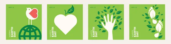 Earth Day Illustration Set Vector Concepts Graphic Web Design Business Royalty Free Stock Vectors