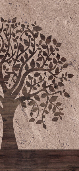 Современный ламинированный деревянный ламинат, новый дизайн дверной кожуры и фоновая бумага