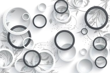 Herhangi bir iç mekanın tasarımıyla ilgili modern fikirler, 3D illüstrasyon