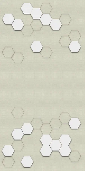 Decorative Wall Panels Hexagon — Stockfoto