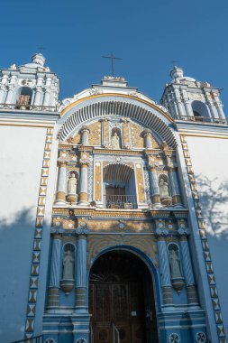 OCOTLN DE MORELOS, OAXACA, MXICO-JANUARY 19, 2023: Güneşli bir günde Ocotln de Morelos, Oaxaca, Mxico,