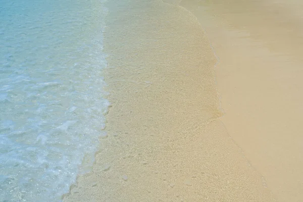Abstract Zand Van Strand Zachte Oceaan Golf Achtergrond — Stockfoto