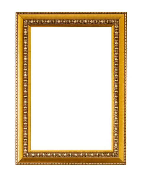 Golden Frame Vintage Style Photo Painting Isolated Transparent Background Png Stock Image