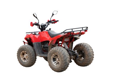ATV Dörtlü Bisiklet Aracı, şeffaf arkaplanda izole.