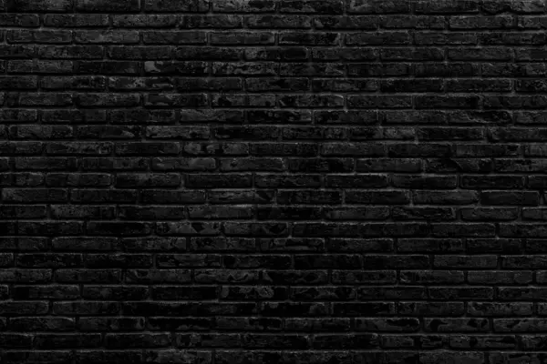 背景のための抽象的なブラックレンガの壁の質 ストック写真